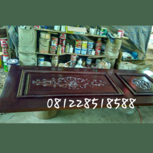 Pintu jati ukiran
