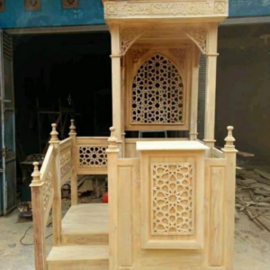 mimbar masjid ukir motif turki