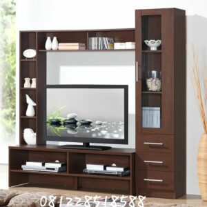 Set Lemari Hias Jati Mewah