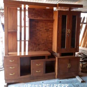 Partisi Lemari Hias Jati