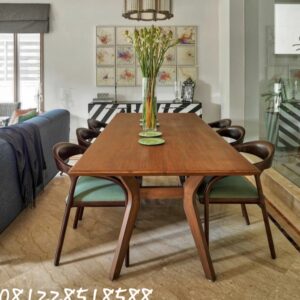 Set Meja Makan Jati Klasik