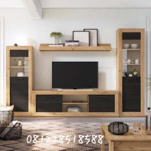 Set Lemari Hias Jati