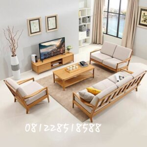Set Sofa Tamu Mewah Jati