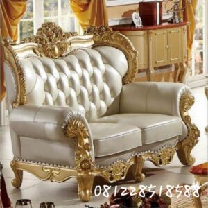 Sofa Tamu Mewah Ukiran Duco