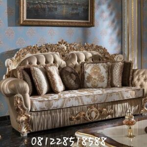 Sofa Tamu Mewah Ukiran Klasik