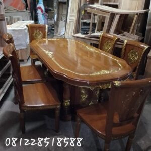 Set Kursi Makan Ukiran Jepara