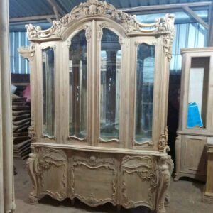 Lemari Hias Jati Ukiran