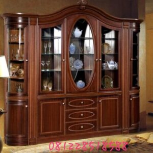 Lemari Hias Jati Klasik