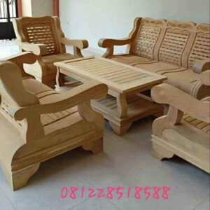 Set Kursi Sofa Tamu Jati
