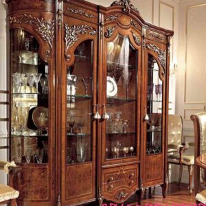 Lemari Hias Ukiran Jati