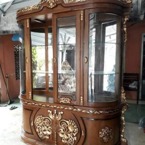 Lemari Hias Klasik Ukiran
