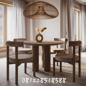 Set Meja Makan Klasik Kayu Jati