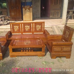 Set Sofa Kursi Tamu Jati