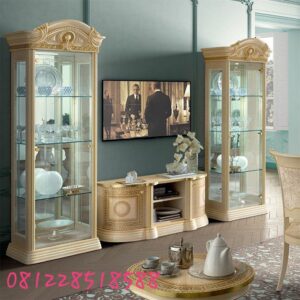 Set Lemari Hias Ukiran Duco