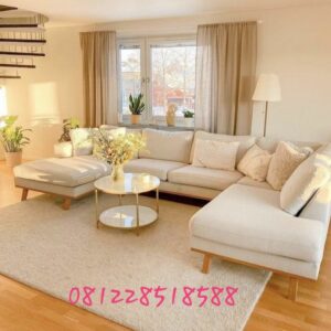 Set Sofa Tamu Jati Minimalis Modern