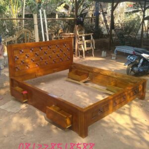 Tempat Tidur Minimalis Jati