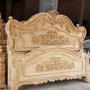 Tempat Tidur Ukir Jati