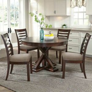 Set Meja Makan Jati Modern