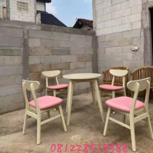 Set Kursi Cafe Jati Mewah
