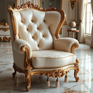 Kursi Tamu Mewah Duco Gold