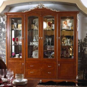 Lemari Hias Klasik Ukiran Mewah