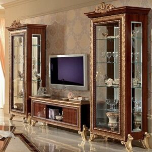 Set Lemari Hias Ukiran Mewah