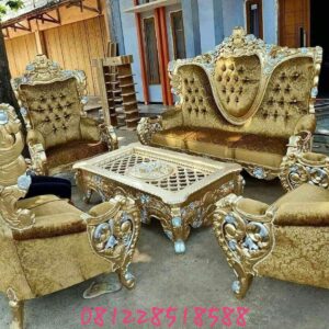 Set Kursi Tamu Sofa Ukiran Mewah
