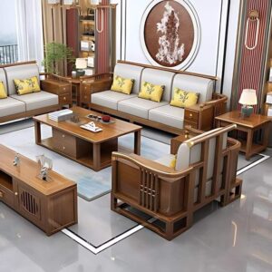 Set Sofa Tamu Mewah Jati Jepara