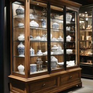 Lemari Hias Jati Mewah Terbaru