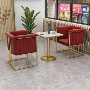 Set Kursi Cafe Mewah Besi