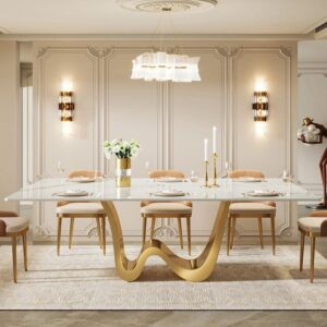 Set Kursi Meja Makan Klasik Stenlis