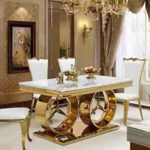 Set Kursi Makan Besi Mewah Jepara