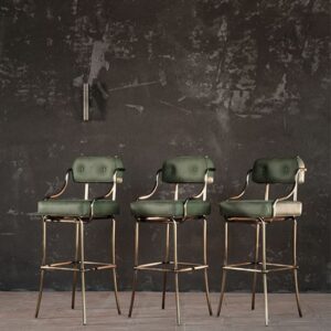 Kursi Bar Mewah Klasik Stenlis Unik