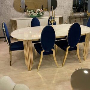 Set Kursi Makan Mewah Besi