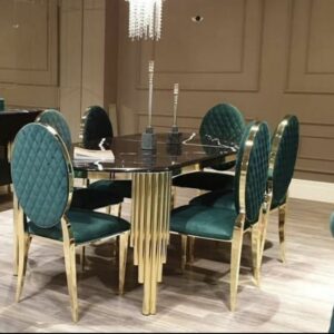 Set Kursi Makan Besi Mewah