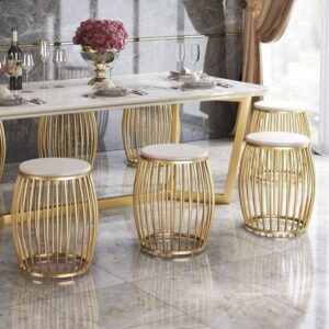 Set Meja Makan Stenlis Mewah