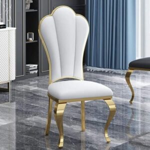 Set Meja Makan Mewah Besi Stenlis