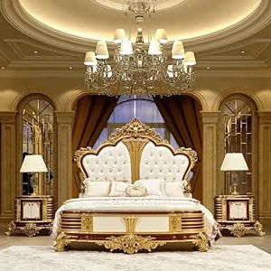 Kerajinan Mebel Kamar Set Ukiran Duco