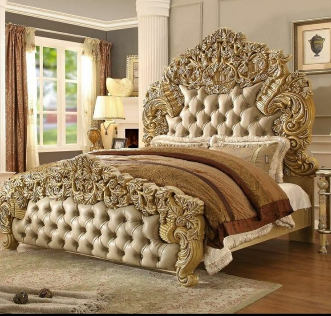 Kerajinan Mebel Kamar Set Mewah Ukiran