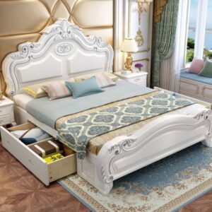 Kamar Set Ukiran Duco Putih