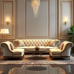 Set Sofa Tamu Minimalis Mewah Klasik