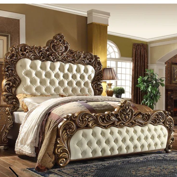 Kamar Set Mewah Jati Ukiran Duco