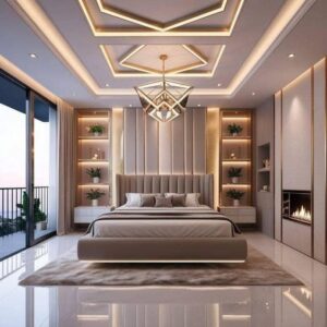 Set Kamar Tidur Mewah Jati Minimalis