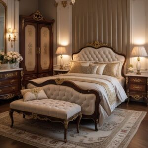 Set Kamar Tidur Ukiran Mewah Klasik