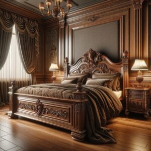 Set Kamar Tidur Jati Mewah