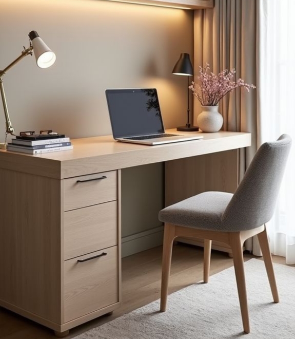 Meja Belajar Minimalis Hpl