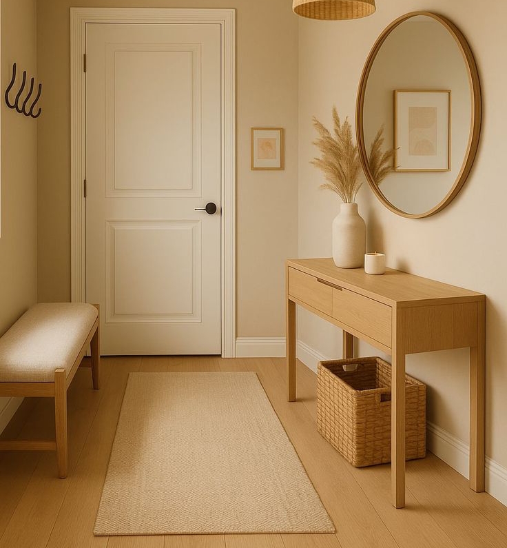 Meja Konsol Minimalis Hpl