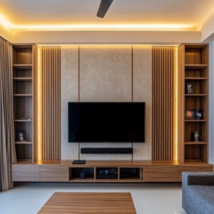 Set Lemari Hias Hpl Mewah