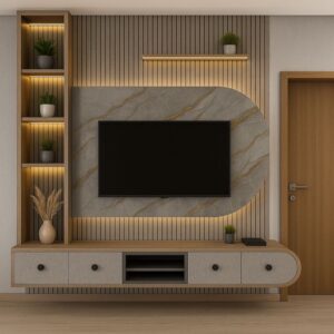 Set Lemari Hias Mewah Hpl