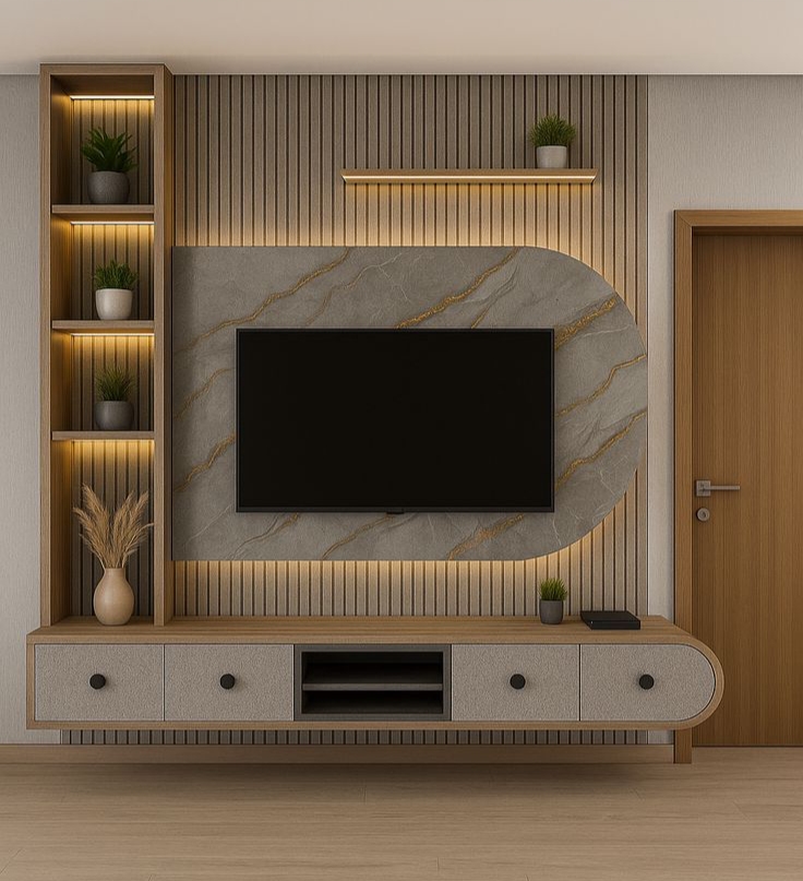 Set Lemari Hias Mewah Hpl